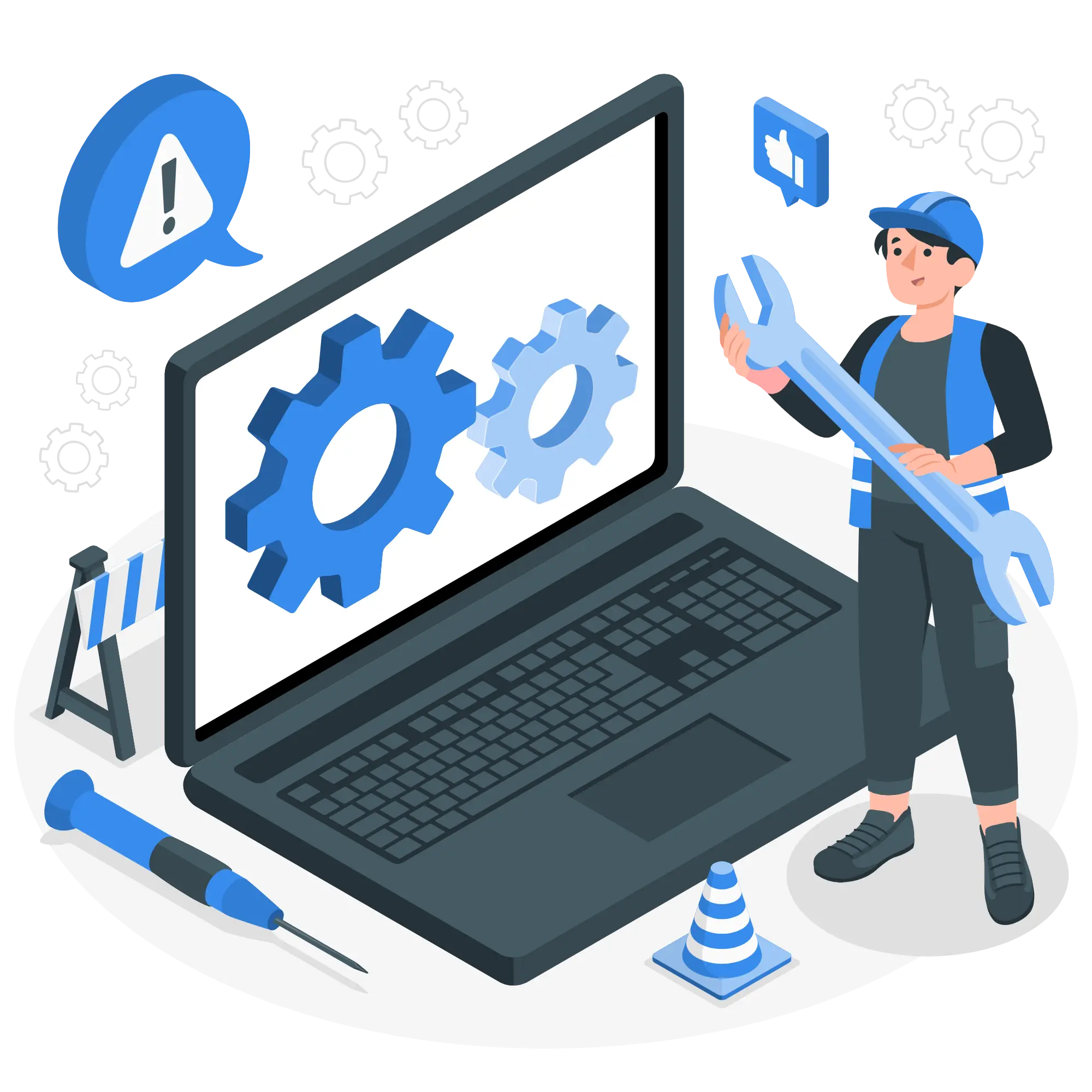 Illustration pour les solutions matérielles de Semaphors expert en prestataire informatique de santé