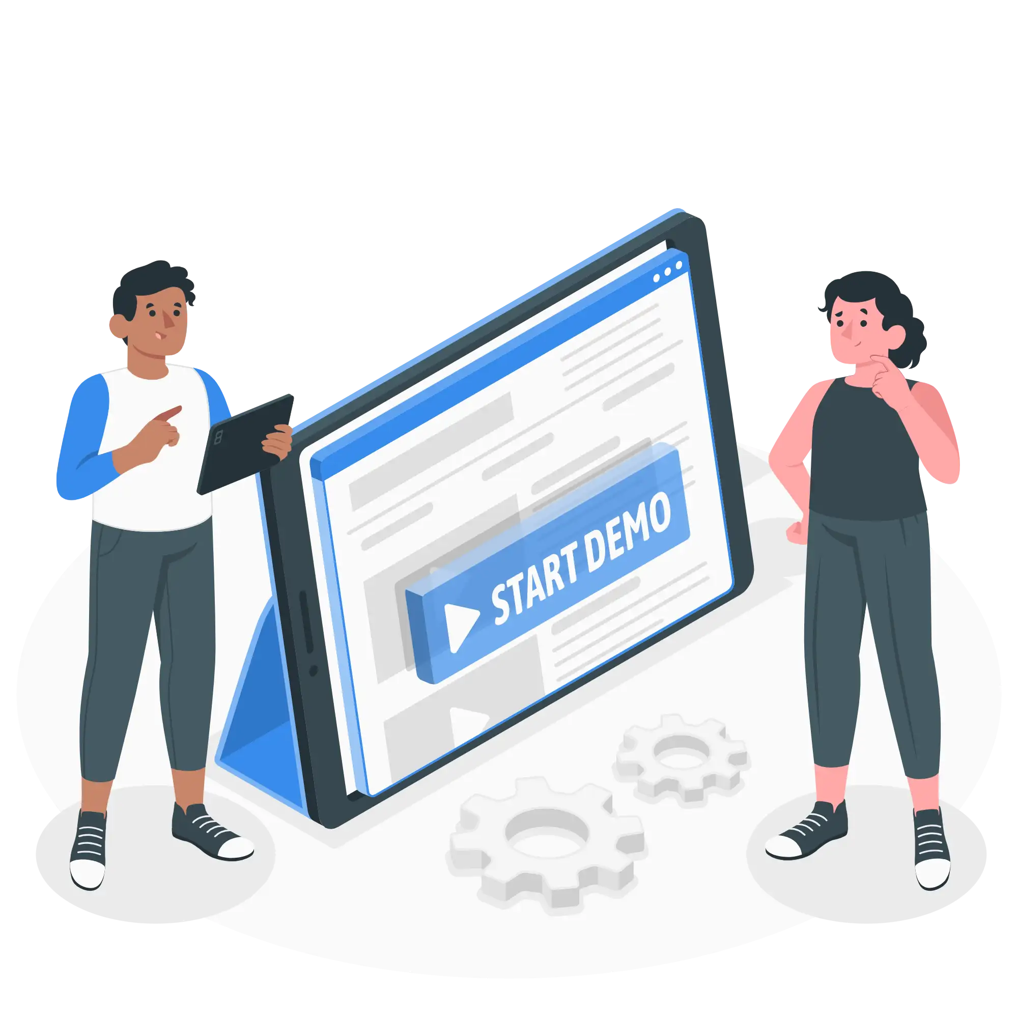 Demo-amico Illustration de démonstration de solutions matérielles de Semaphors expert en prestataire informatique de santé