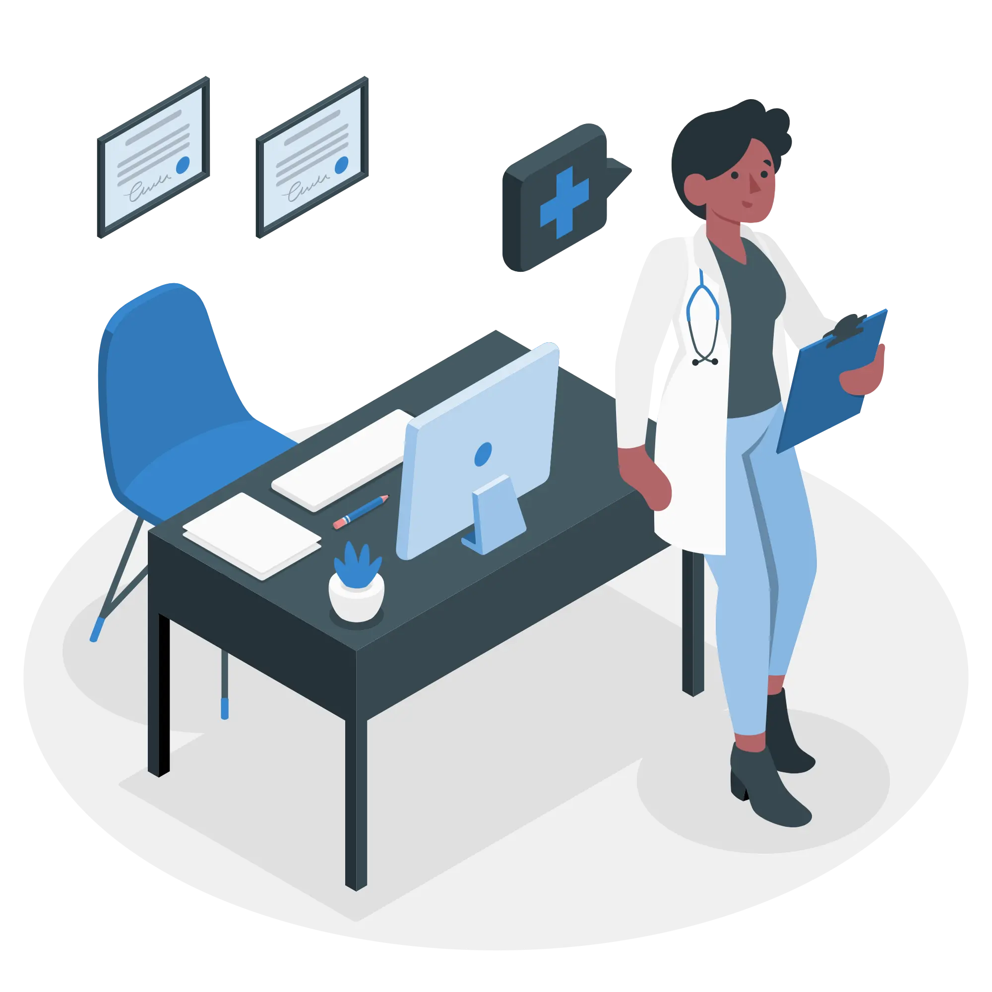 Illustration d'un docteur