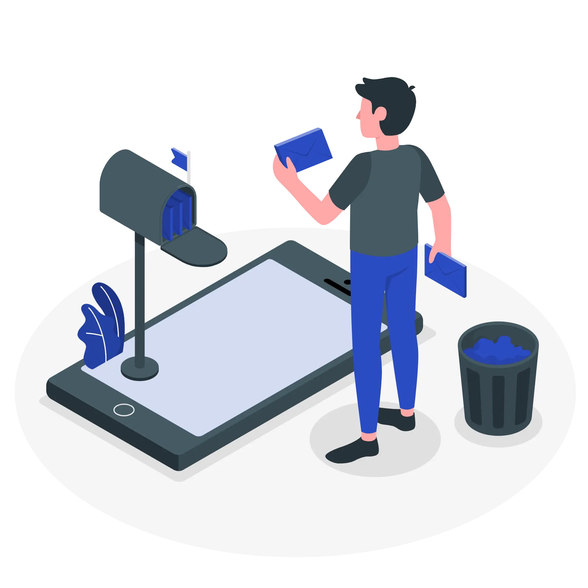 Illustration boite aux lettres santé