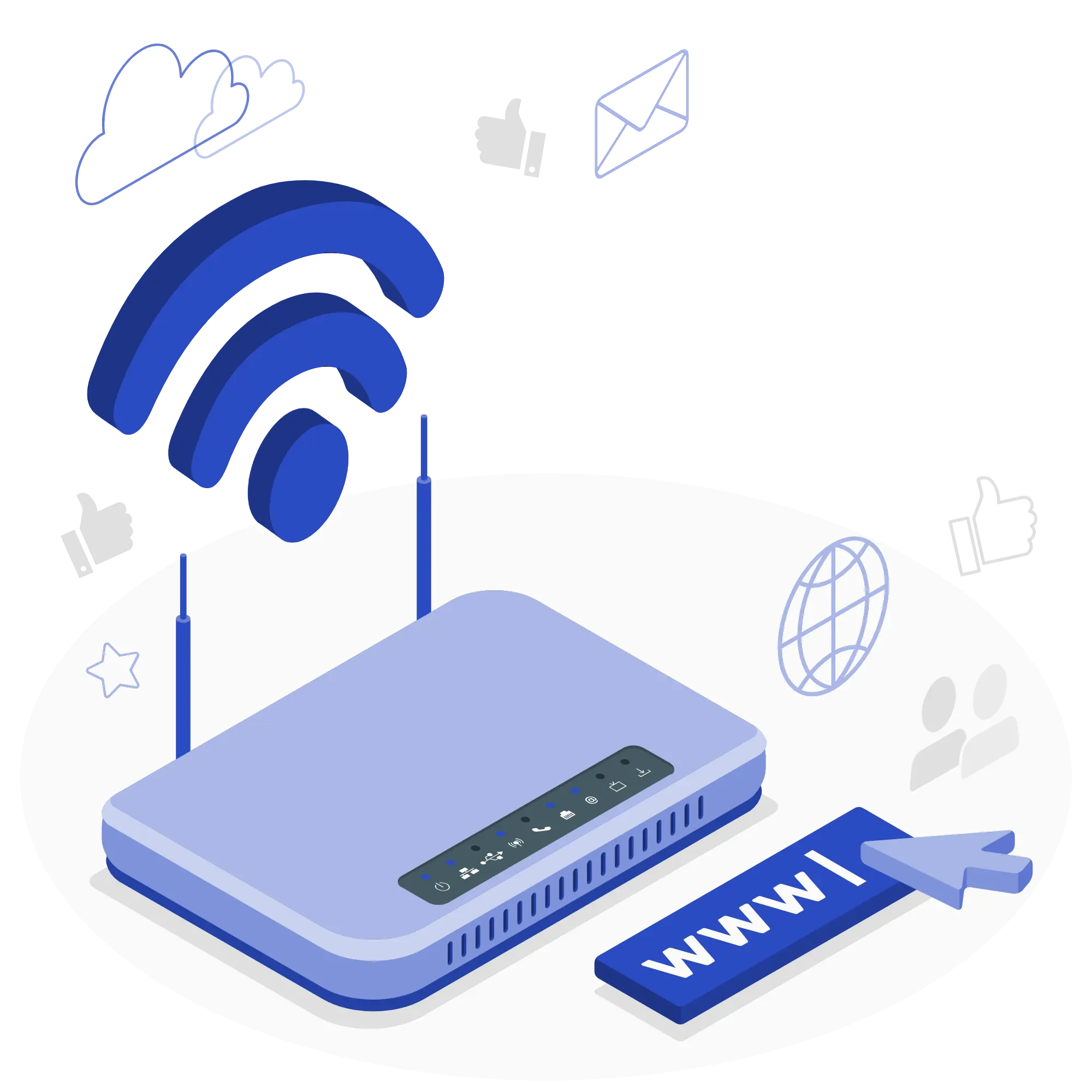 Illustration haut débit