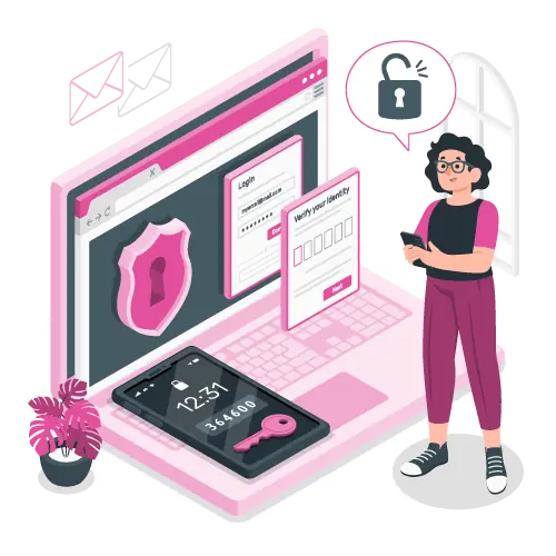 Illustration messagerie sécurisée