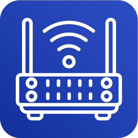 icones de solutions télécoms de Semaphors expert en informatique de santé et logiciels de médecins: Connexion haut débit