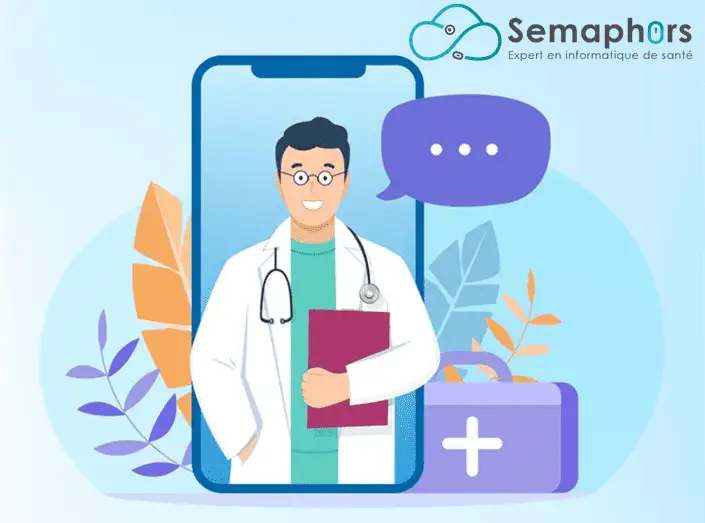 Docteur pour illustrer l'offre Axis Santé en ligne