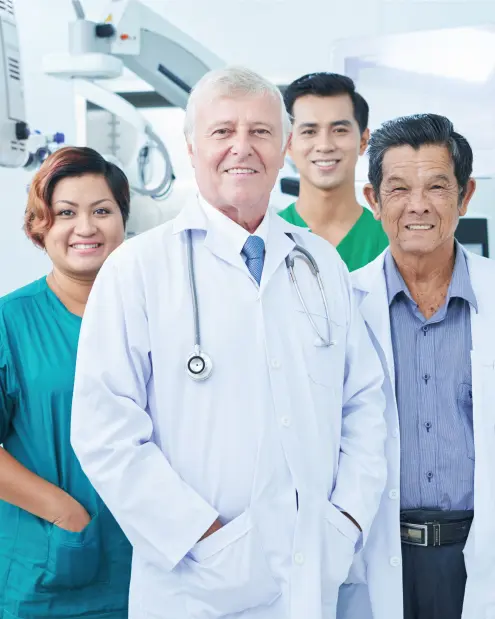 Photo de médecins, pour illustrer un client de Semaphors, Expert en informatique de santé