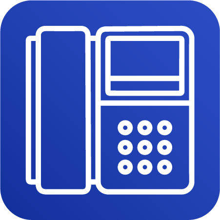 icones de solutions télécoms de Semaphors expert en informatique de santé et logiciels de médecins: Téléphonie fixe