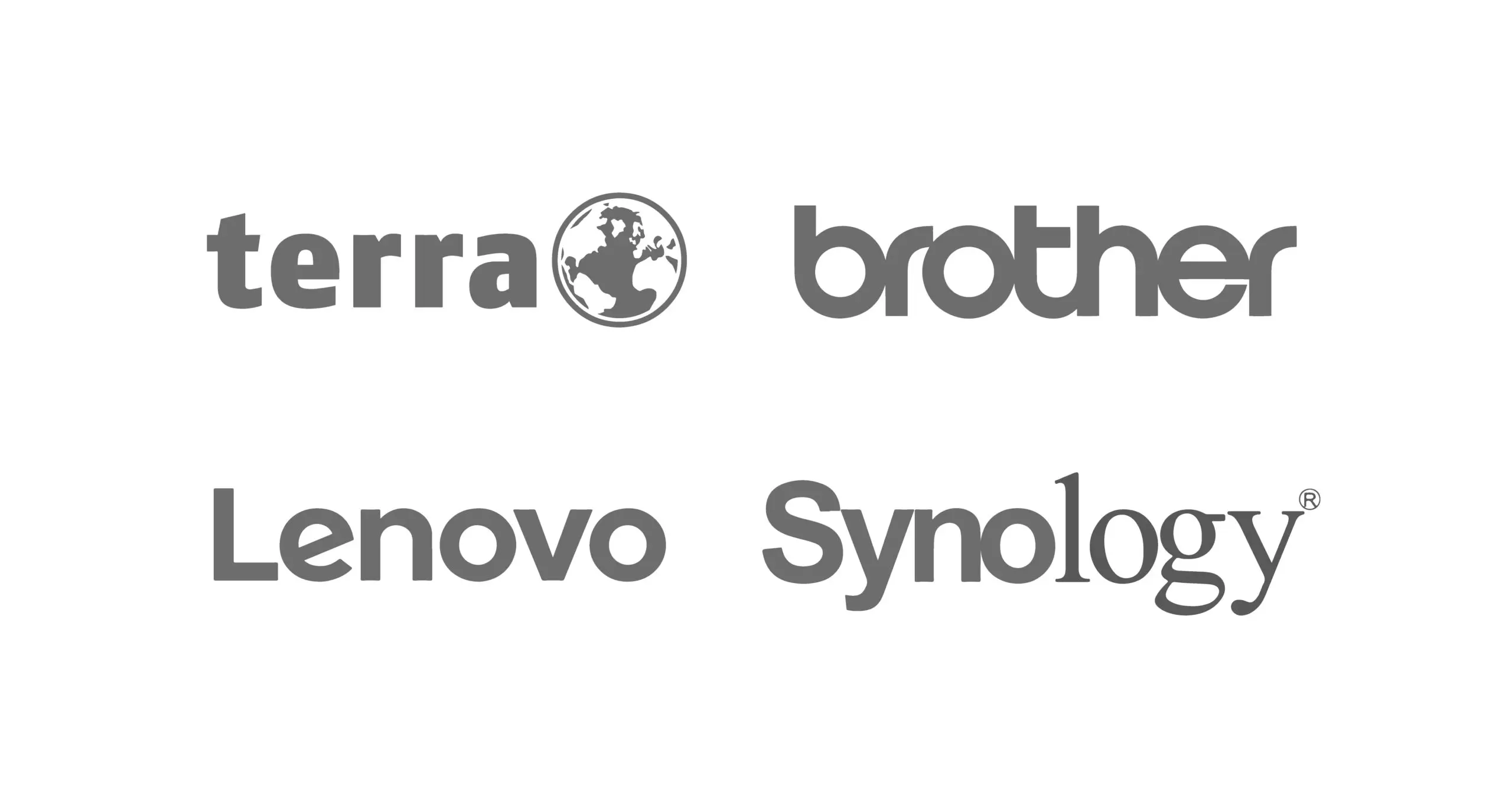 terra Image avec les 4 logos des entreprises partenaires de Semaphors, votre expert en informatique de santé et en logiciels médecins