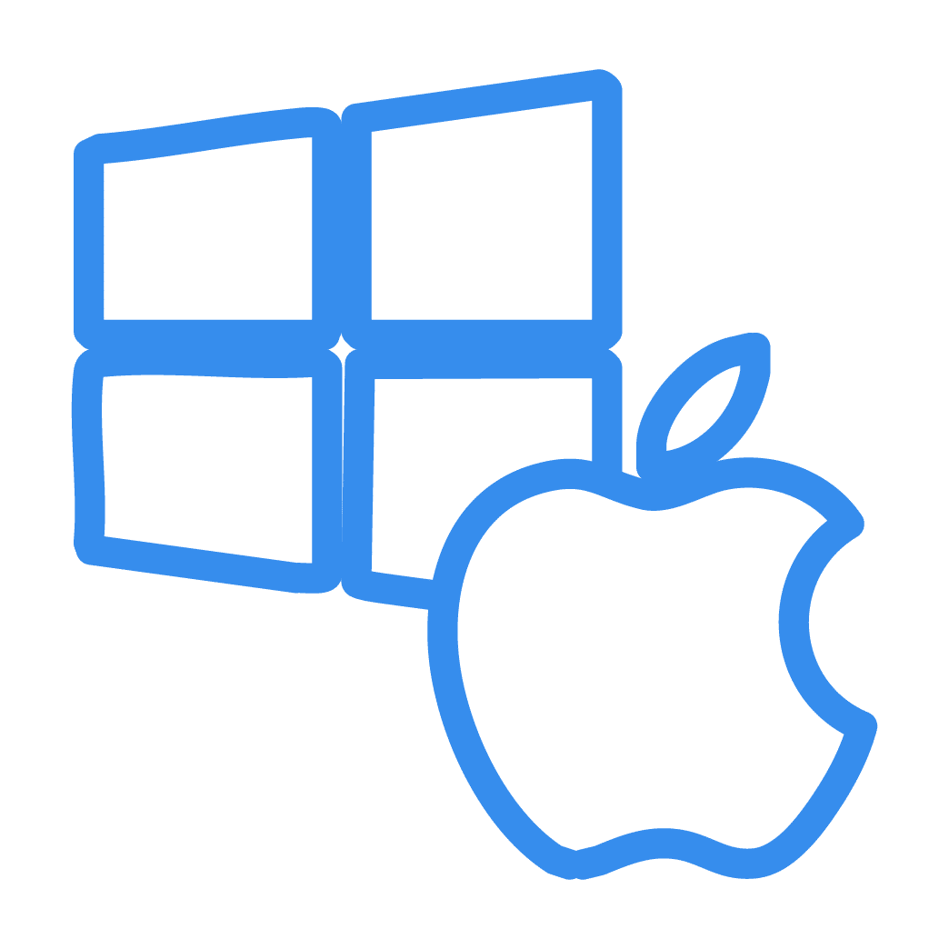 Pictogrammes-178 Compatibilité Windows & MacOS