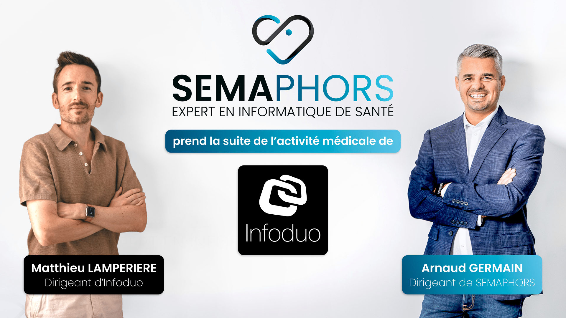 publi infoduo 2 SEMAPHORS prend la suite de l'activité médicale de Infoduo